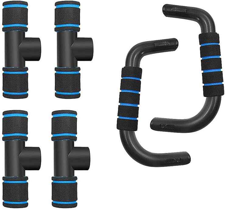 Cooplay 1 pair Push Up Bars for Home Gym Travelling Fitness Workouts Training Exercise - Image 2